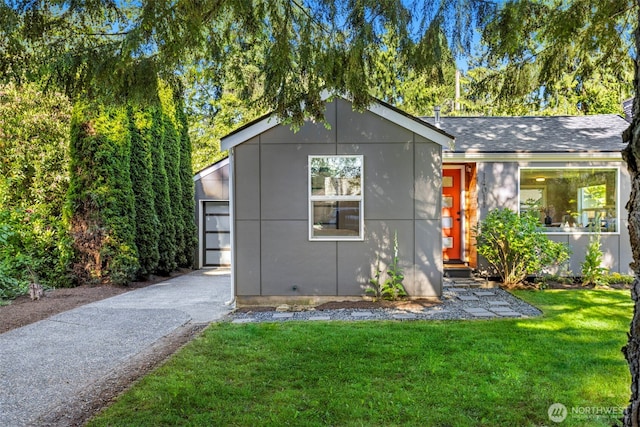14011 Wallingford Ave N, Seattle, WA 98133 - view of front of home featuring a front yard and a shingled roof