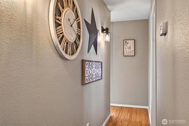 293 State Route 409, Cathlamet, WA 98612 - hall with wood finished floors and baseboards