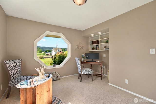 293 State Route 409, Cathlamet, WA 98612 - carpeted home office with baseboards