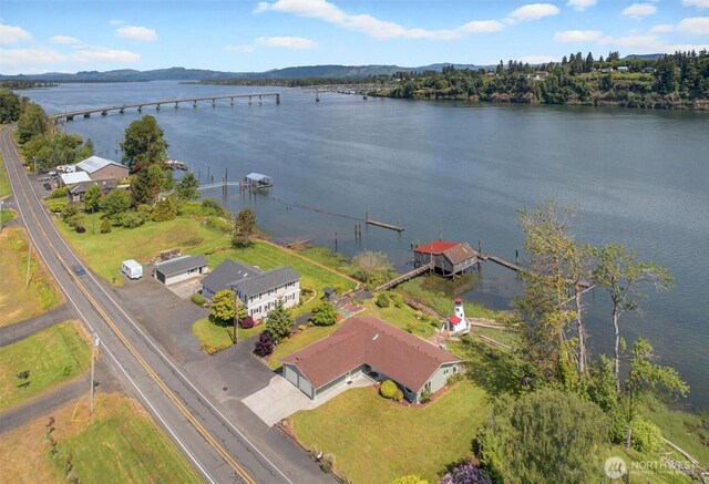293 State Route 409, Cathlamet, WA 98612 - aerial view of a nearby body of water