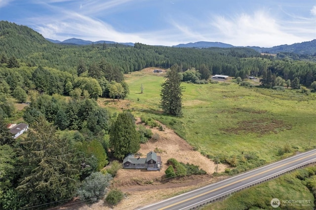1908 W State Route 4 Unit 1, Skamokawa, WA 98647 - view of mountain backdrop featuring a heavily wooded area