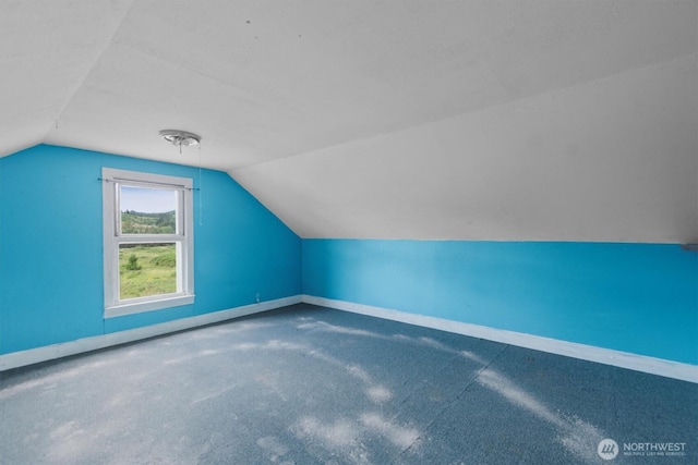 1908 W State Route 4 Unit 1, Skamokawa, WA 98647 - additional living space with vaulted ceiling, baseboards, and carpet floors