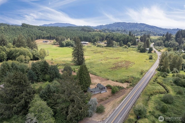 1908 W State Route 4 Unit 1, Skamokawa, WA 98647 - view of property location featuring a heavily wooded area and mountains