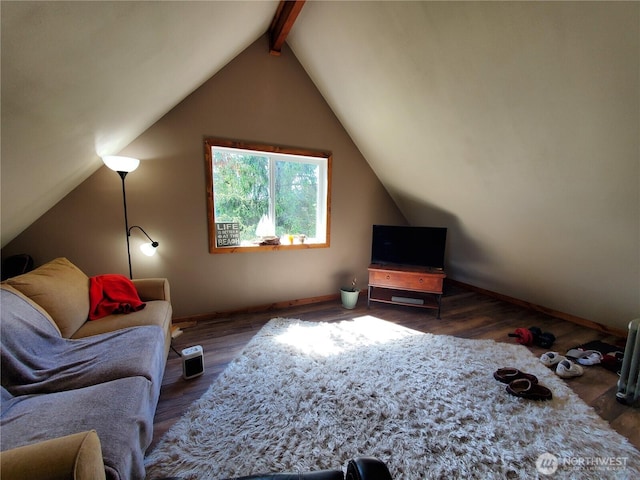 248 Ensign Ave NW, Ocean Shores, WA 98569 - living room featuring wood finished floors and baseboards