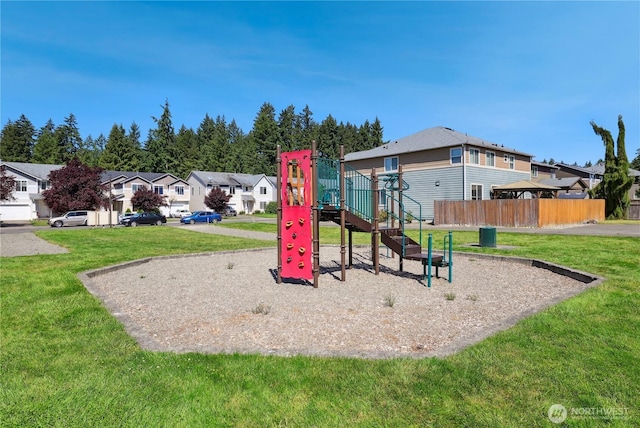 9831 198th St E, Graham, WA 98338 - community play area featuring a residential view
