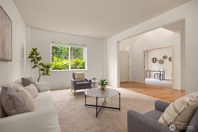 23600 Dunbar Pl NW, Poulsbo, WA 98370 - living room featuring light wood finished floors