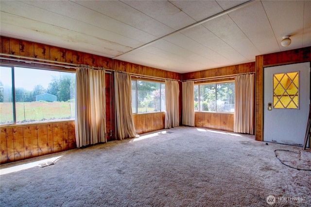 22665 Mosier Rd, Sedro Woolley, WA 98284 - empty room with wood walls and carpet