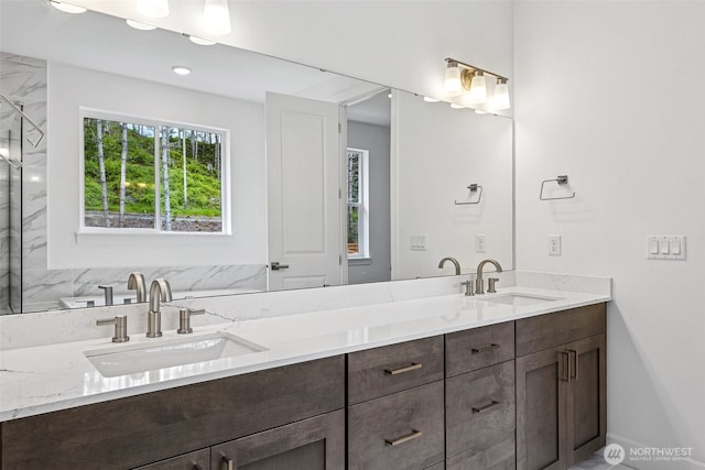 15612 210th Ave E Unit 313, Bonney Lake, WA 98391 - full bathroom with double vanity