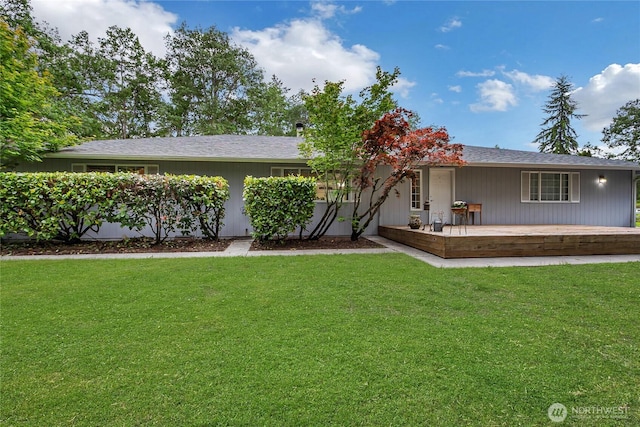 4716 266th St E, Spanaway, WA 98387 - single story home featuring a front yard and roof with shingles