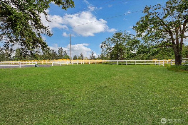 4716 266th St E, Spanaway, WA 98387 - view of yard with a view of rural / pastoral area