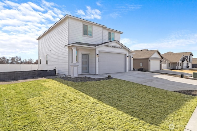 4223 W Sandy Ct, Moses Lake, WA 98837 - traditional home featuring driveway and an attached garage