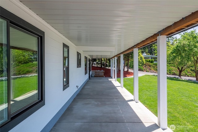 3020 Alpine Dr, Bellingham, WA 98226 - covered porch featuring a lawn
