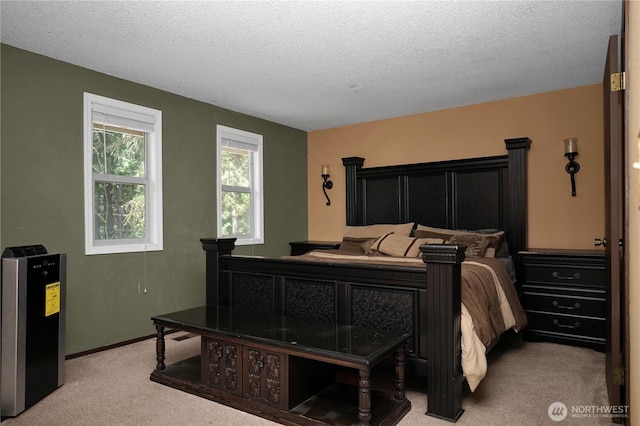 3521 170th Ave E, Lake Tapps, WA 98391 - bedroom featuring light carpet, a textured ceiling, and baseboards