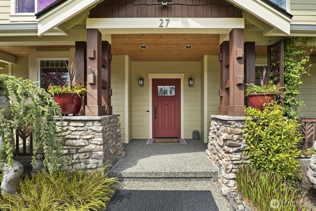 27 148th Pl SW, Lynnwood, WA 98087 - property entrance featuring covered porch