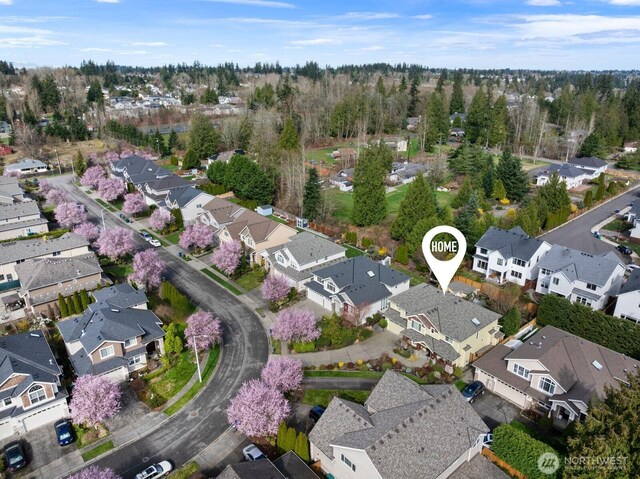27 148th Pl SW, Lynnwood, WA 98087 - aerial view of property and surrounding area featuring nearby suburban area