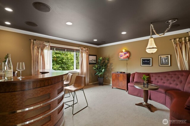 27 148th Pl SW, Lynnwood, WA 98087 - reception area with crown molding and recessed lighting
