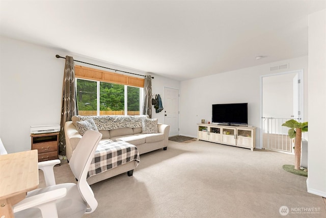 8450 Hazel Ct, Maple Falls, WA 98266 - carpeted living room with baseboards