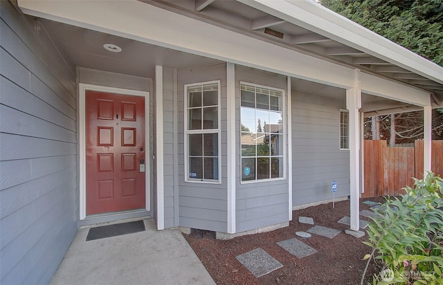 10010 NE 76th Cir, Vancouver, WA 98662 - doorway to property featuring covered porch