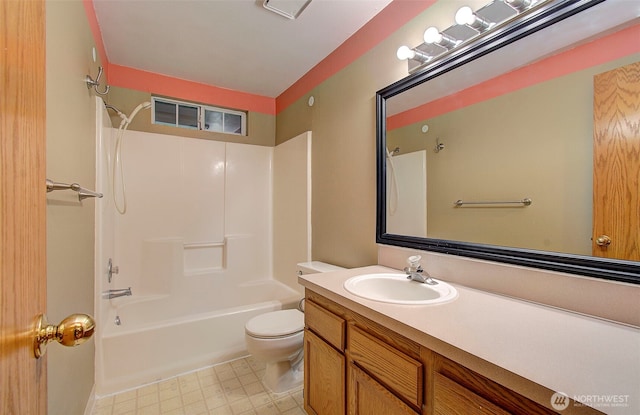 10010 NE 76th Cir, Vancouver, WA 98662 - bathroom featuring vanity, shower / bath combination, and tile patterned floors