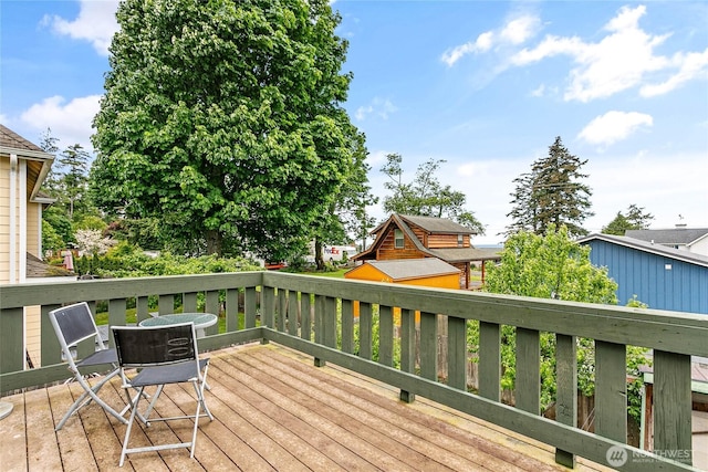 7005 Helweg Ln, Blaine, WA 98230 - view of wooden deck