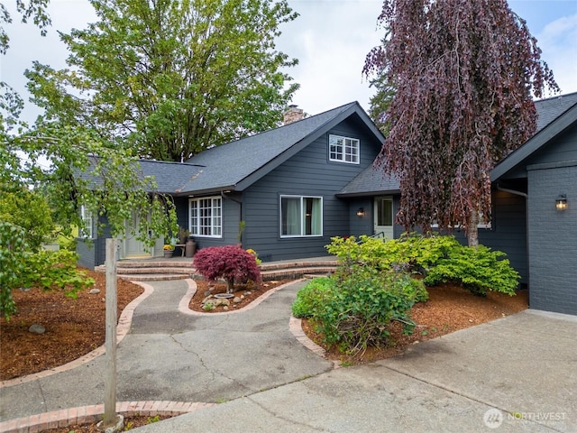 4680 State Route 6, Chehalis, WA 98532 - view of front facade with a shingled roof and a chimney