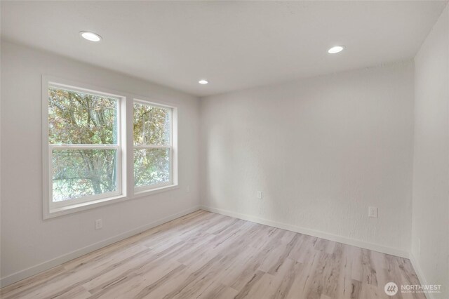 4680 State Route 6, Chehalis, WA 98532 - empty room with light wood-style floors, recessed lighting, and baseboards