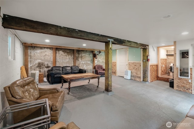 4680 State Route 6, Chehalis, WA 98532 - basement with a wainscoted wall and recessed lighting