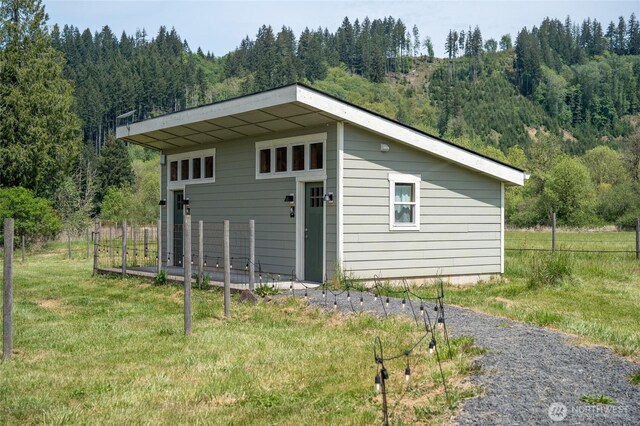 4680 State Route 6, Chehalis, WA 98532 - view of outbuilding with a wooded view
