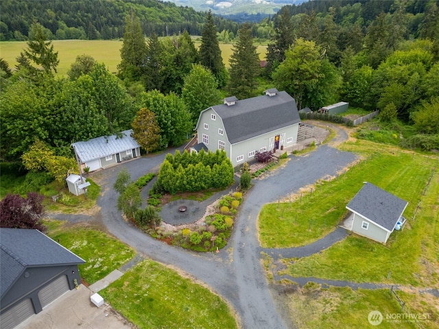 4680 State Route 6, Chehalis, WA 98532 - view of subject property with a heavily wooded area