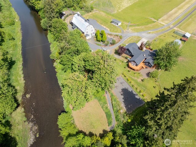 4680 State Route 6, Chehalis, WA 98532 - aerial view of sparsely populated area with a large body of water