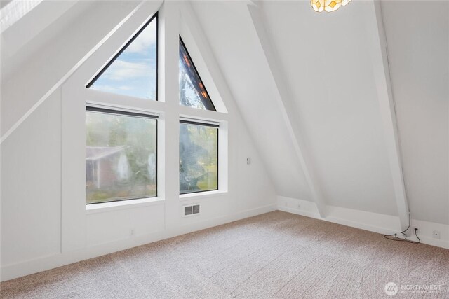 5617 236th Ave NE, Redmond, WA 98053 - bonus room featuring carpet flooring and vaulted ceiling