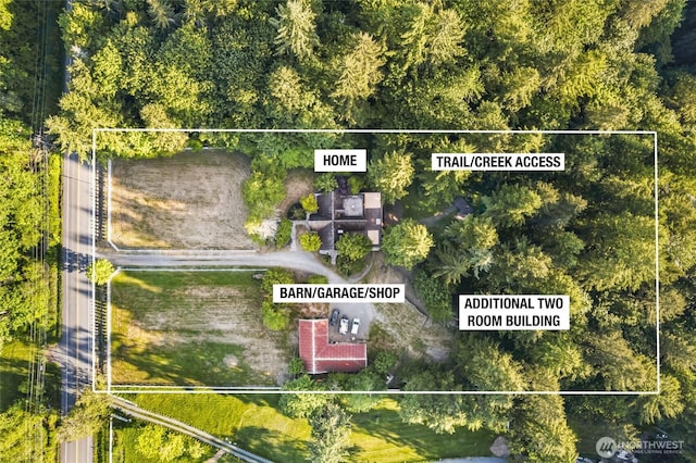 5617 236th Ave NE, Redmond, WA 98053 - map / location featuring property boundaries highlighted