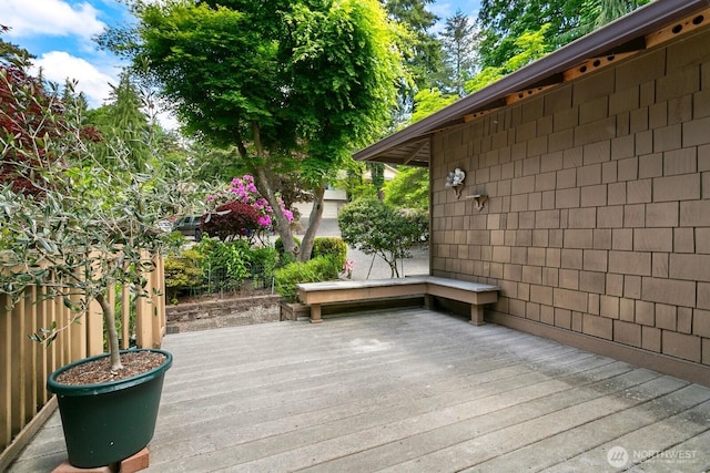 13219 SE 52nd Pl, Bellevue, WA 98006 - view of wooden terrace