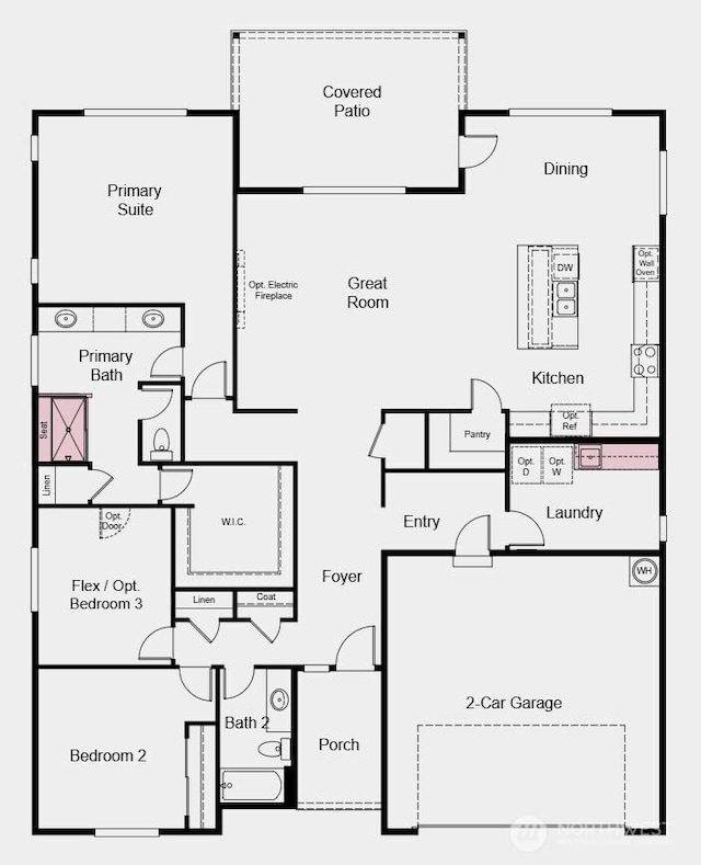 2532 Acer Loop SE, Lacey, WA 98513 - room layout