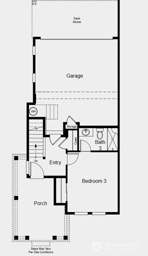 19264 NE 69th Cir Unit 101, Redmond, WA 98052 - property floor plan