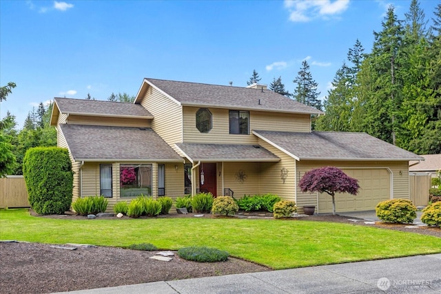 4920 90th Pl SW, Mukilteo, WA 98275 - traditional-style home with an attached garage and roof with shingles
