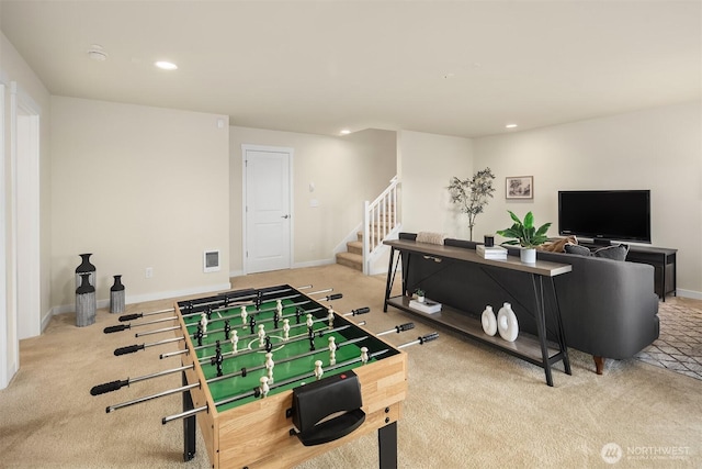 28616 NE 155th St, Duvall, WA 98019 - playroom with carpet flooring, recessed lighting, and baseboards