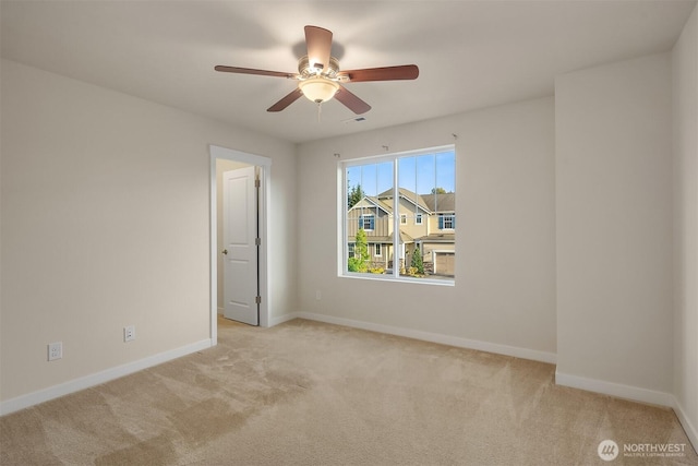 28616 NE 155th St, Duvall, WA 98019 - carpeted empty room with a ceiling fan and baseboards