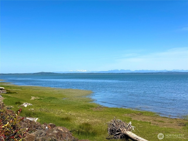 374 Harbor View Loop SE, Ocean Shores, WA 98569 - water view featuring a mountainous background