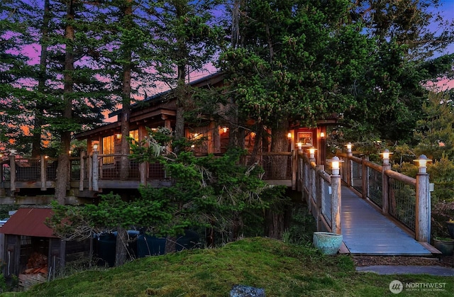 354 Nighthawk Ln, Orcas Island, WA 98279 - view of front of home