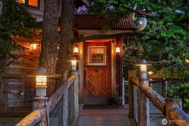 354 Nighthawk Ln, Orcas Island, WA 98279 - view of entrance to property