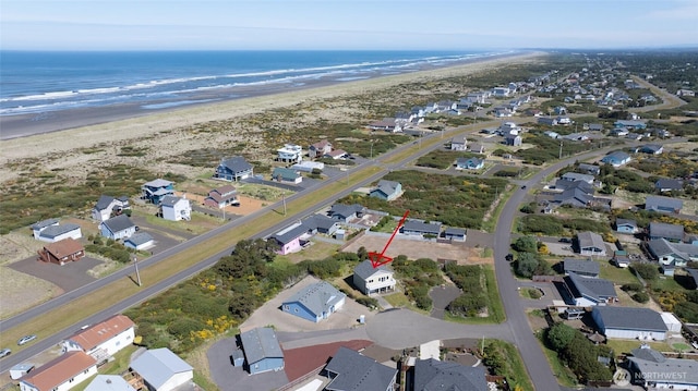 1080 Greenview Ct SW, Ocean Shores, WA 98569 - aerial view of property's location with nearby suburban area and expansive coastline