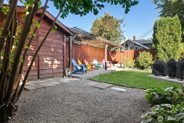 1701 W Yakima Ave, Yakima, WA 98902 - view of yard with a pergola and a patio