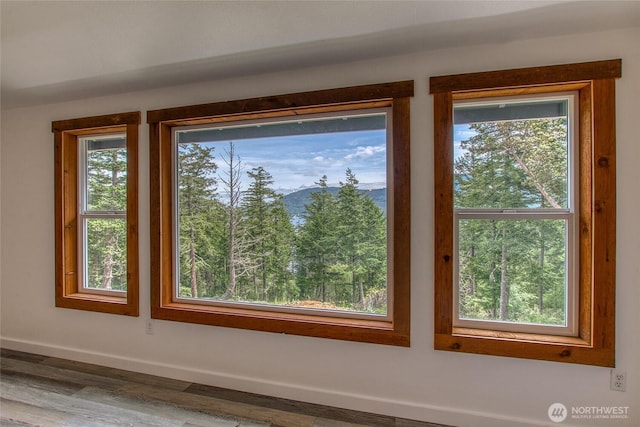 16 Village View Rd, Orcas Island, WA 98245 - detailed view of wood finished floors and baseboards