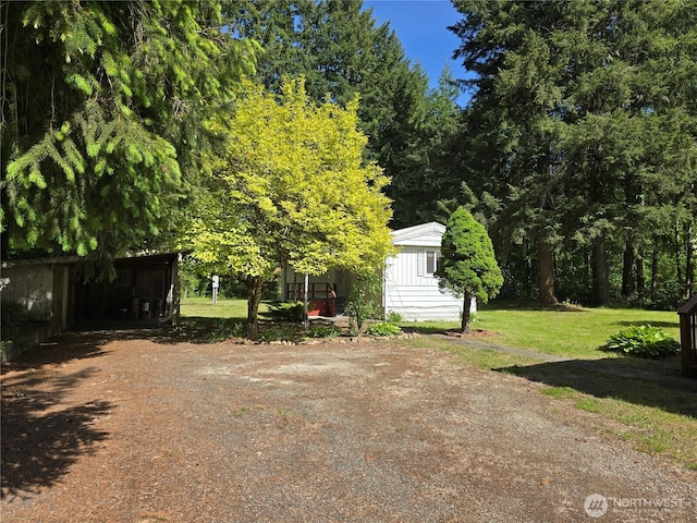 14721 Morris Rd Unit 21, Randle, WA 98377 - view of green lawn featuring an outdoor structure