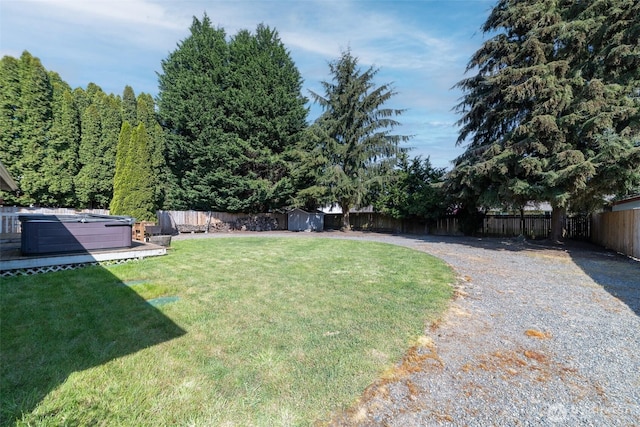 14415 144th St E, Orting, WA 98360 - view of yard featuring a hot tub