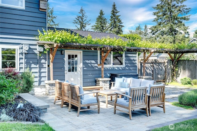 9035 NE 137th, Kirkland, WA 98034 - view of patio featuring an outdoor hangout area