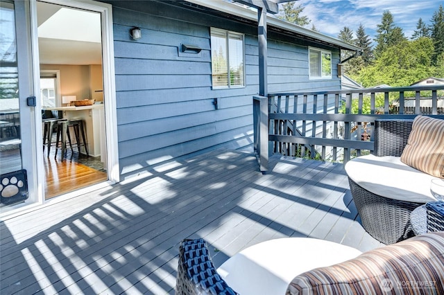 9035 NE 137th, Kirkland, WA 98034 - view of deck