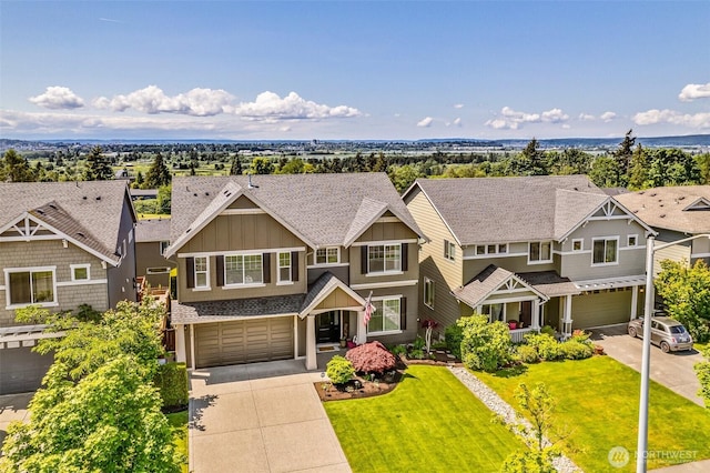 912 77th Dr SE, Lake Stevens, WA 98258 - craftsman inspired home with board and batten siding, a garage, and concrete driveway
