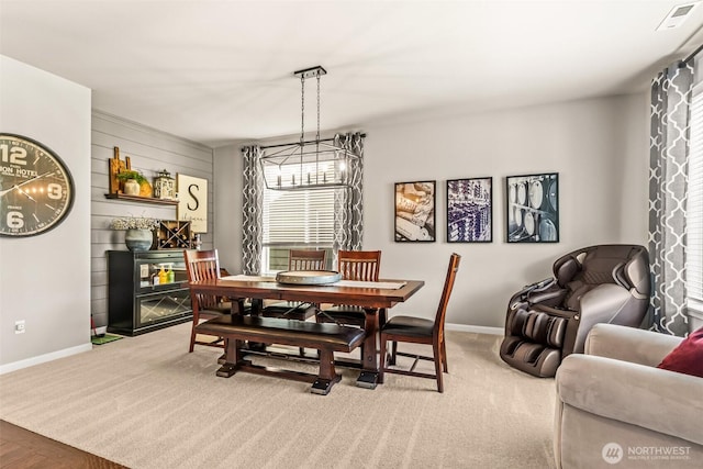 912 77th Dr SE, Lake Stevens, WA 98258 - dining room featuring baseboards and carpet